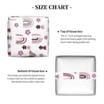 thumbnail image 5 of Kdxio Cute Dog Print Tissue Box Cover,Square Decorative PU Leather Facial Paper Case Organizer Holder Dispenser for Bathroom,Night Stands,Desk,Car 5.2''X5.2''X5.2'', 5 of 8