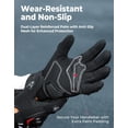 thumbnail image 4 of Guantes de moto KEMIMOTO para hombre con pantalla táctil y deportes al aire libre, 4 of 8