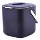 thumbnail image 1 of Plastic Kitchen Food Waste Trash with Rubbish Container Dark Gray, 1 of 5