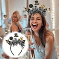 thumbnail image 3 of Skymirror Elastic Hair Hoop Men Women New Year Theme Headband HAPPY NEW YEAR Decoration Versatile Hair Accessory, 3 of 8