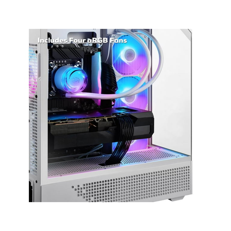 iBUYPOWER Element 9 White Gaming PC Desktop - AMD Ryzen 7 7800X3D