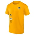 thumbnail image 2 of Men's Fanatics Gold Pittsburgh Penguins Represent T-Shirt, 2 of 3