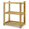 thumbnail image 3 of 3 Shelf Slatted Storage Unit Antique Brown | Furniture Dash, 3 of 3