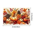 thumbnail image 3 of Thanksgiving Decorations Party, Fall Pumpkin Maple Leaves Floor Mat, Thanksgiving Decorations Indoor, Thanksgiving Doormat, for Thanksgiving Day Party Fall Decorations, 3 of 6
