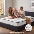 thumbnail image 5 of U by Bedsure Waterproof Mattress Topper Extra Thick Mattress Pad Queen Size, Back Pain Relief Quilted Fitted Mattress Protector, 5 of 13