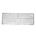 thumbnail image 1 of Teclas de teclado 129 teclas Pudín Transparente OEM Altura PBT Moldeo por inyección de dos colores Teclas de teclado DIY Blanco, 1 of 14