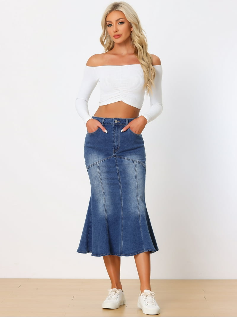 hnasama　Diante REMAKE DENIM SKIRT hnasama Diante REMAKE DENIM SKIRT H & M Angelic Denim Skirt