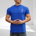 thumbnail image 6 of Mens Fitted T Shirt Cotton T Shirts Men Mens Athletic Shirts Moisture Wicking Short Sleeve Quick Dry Workout T-Shirt for Gym Running Exercise, 6 of 6