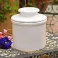 thumbnail image 7 of Butter Bell® Crock – Classic White Ceramic Butter Holder with Lid, Keeper for Spreadable Butter, 7 of 7