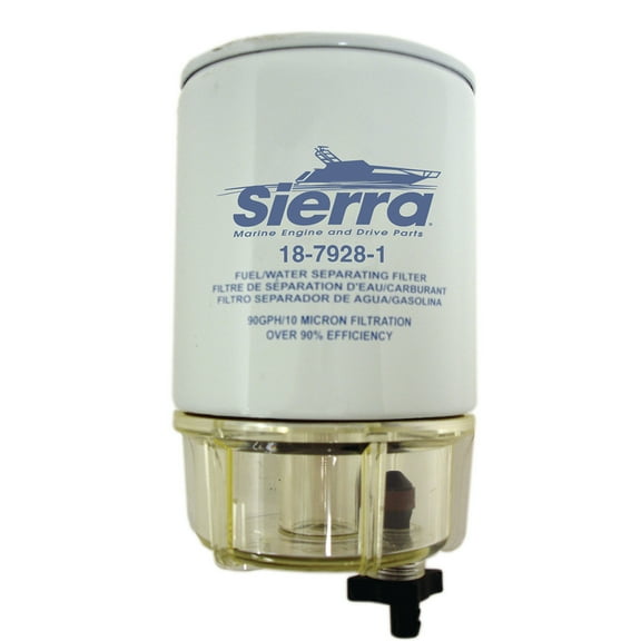 Sierra 18-7928-1 10-Micron Racor Style Fuel Water Separator Assembly
