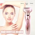 thumbnail image 3 of MesaSe Rasoirs Électriques pour Femmes 5V/3W 2 en 1 Rasoir Électrique pour Femmes Tondeuse Sans Fil pour le Visage le Corps les Jambes Tondeuse Portable Rechargeable par USB Humide et Sèche pour la Maison et les Voyages, 3 of 11