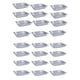 thumbnail image 5 of Billuyoard 12 Uds. Contenedor de alimentos de papel de aluminio desechable, caja de embalaje rectangular, revestimientos de cocina para llevar multiusos, Utensilios de cocina M poco profundo/sin tapa Billuyoard HA083146-01, 5 of 6