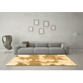 thumbnail image 3 of Ahgly Company Indoor Round Abstract Brown Modern Area Rugs, 8' Round, 3 of 4
