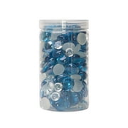 Akasha Dusk Blue Glass Gems Dcor, 38 oz. Jar