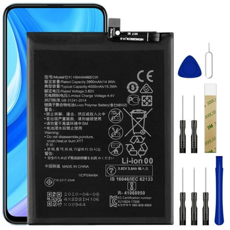 Replacemetn Battery HB446486ECW For Huawei Honor 9X STK-LX3 Tool