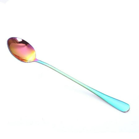 

Stainless Steel Tableware Set Spoon Tea Spoon Dessert Coffee Ice Cream Spoon Kitchen Accessories Bar Tools New Long Handle