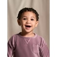 thumbnail image 5 of Modern Moments by Gerber Baby Boy or Girl Gender Neutral Long Sleeve Velour Top & Pant, 2-Piece Outfit Set, Sizes 0/3-24 Months, 5 of 10