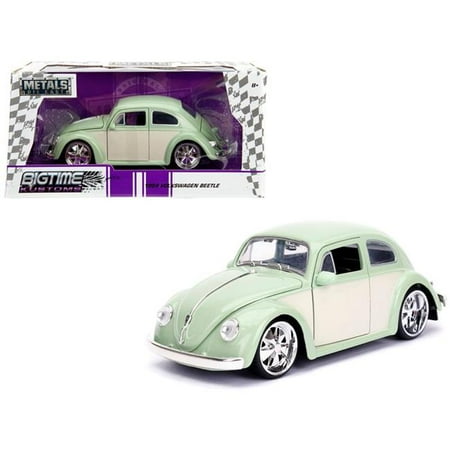 Jada 990 1959 Volkswagen Beetle Light Green Cream Bigtime Kustoms 1 By 24 Diecast Model Car Walmart Canada