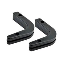 BAOSITY 2Pcs Dumbbell Rod Racks Wall Mounted Barbell Rack Weight Bar Holder Gym Machines Accessories Dumbbell Trays Organizer Bracket Black