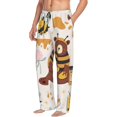thumbnail image 6 of Naloa Cute Bee Honey Jar Hive Bear Pajama Pants Men, PJ Bottoms, Sleep & Lounge Pants-XX-Large, 6 of 6