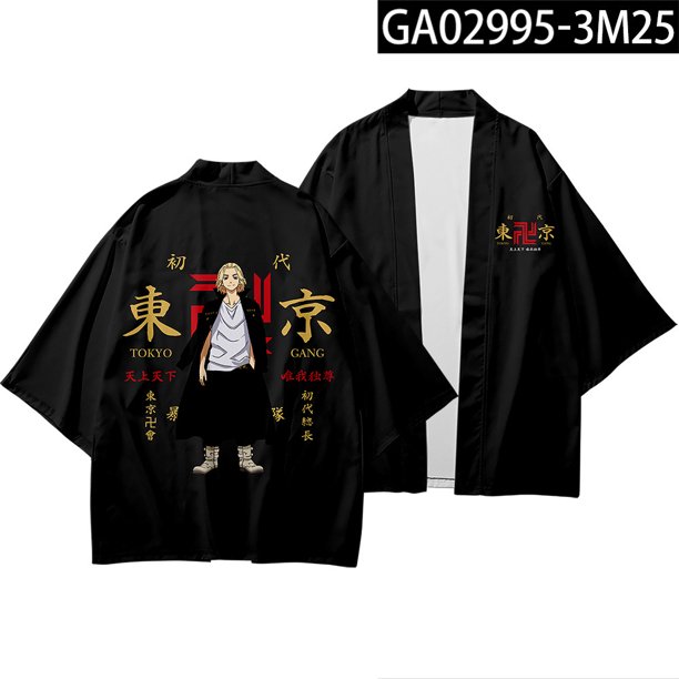 Abrigo Unisex manga larga de Tokyo Revengers Anime Kimono Cosplayspangjing