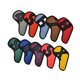 thumbnail image 4 of 10 piezas de golf de hierro de hierro mangas portátiles PU Scratch Resistente a los deportes universales de viajes universales Cubiertas de la cabeza Número negro, 4 of 8