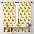 thumbnail image 5 of Blackout Kids Curtains,Yellow Cartoon Dinosaurs Pattern Childrens Insulated Curtains Set Of 2,Bedroom Essentials,Toddler Room Decor 42"x54", 5 of 5