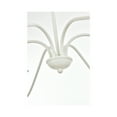thumbnail image 5 of Living District Rohan 30" 6-Light Transitional Metal Chandelier in White, 5 of 8