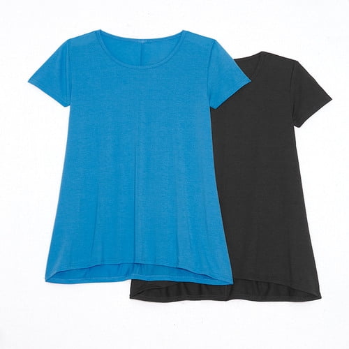 black swing tunic top