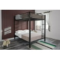 thumbnail image 4 of DHP Full over Full Metal Bunk Bed, Black, 4 of 5