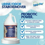 Whip-Pet Odor Eliminator and Stain Remover, Enzymatic Cleaner for Dog Urine and Carpet Odor Removal, Eco-Friendly 128 fl oz.