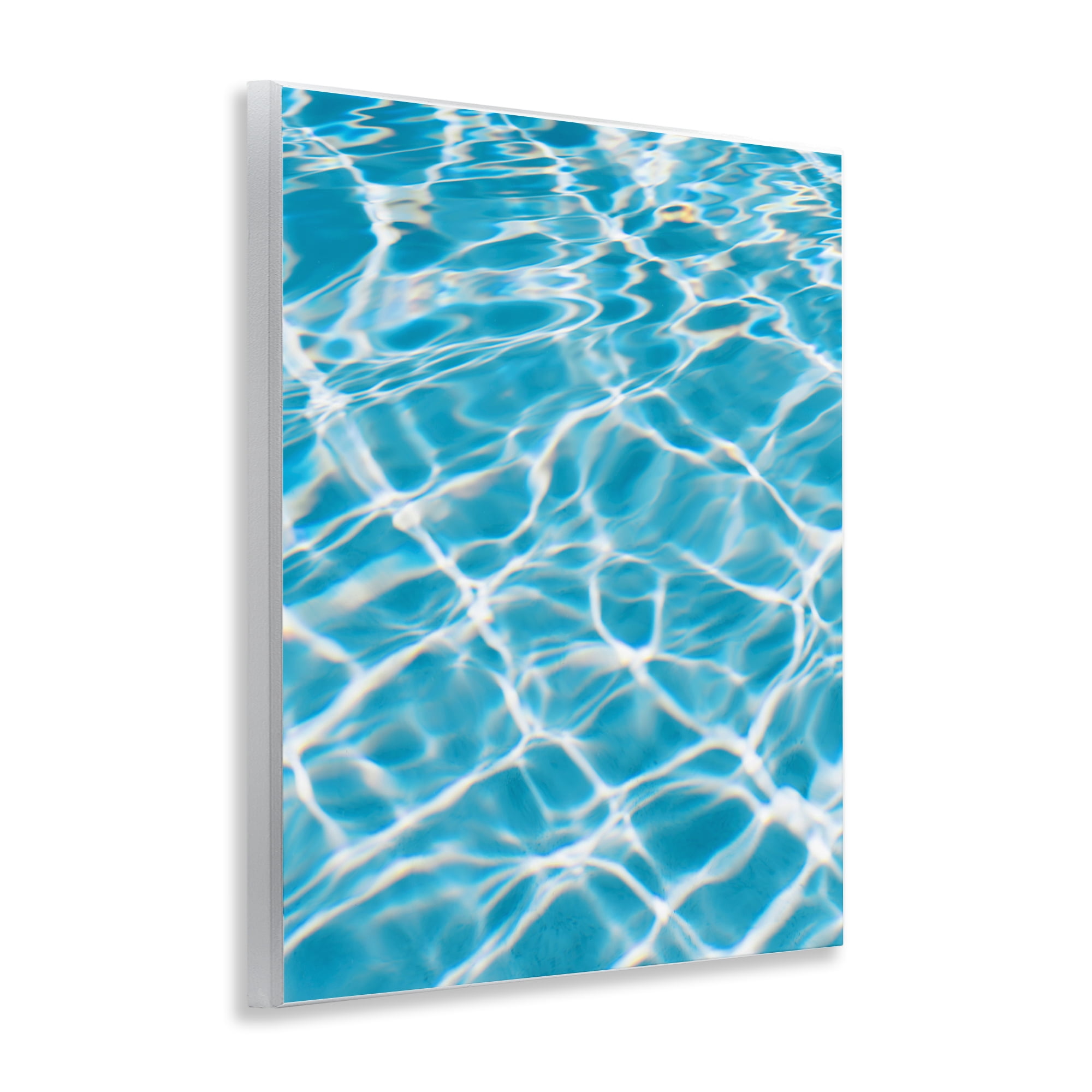 Stupell Industries Summer Water Reflection Abstract Painting Unframed Art Print Wall Art, 11 x 14