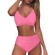 thumbnail image 4 of Traje de baño para mujer, moda para mujer, traje de baño sólido sin mangas, push-up, acolchado, traje de baño, ropa de playa, trajes de baño para mujer, 4 of 6