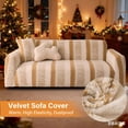 thumbnail image 4 of CJC Stretch Sofa Cover Thick Non Slip Couch Sofa Slipcover Furniture Protector with 1 Pillowcase for Kids Dogs Cats Pets (1-Seater, Khaki), 4 of 18