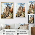 thumbnail image 4 of Designart "Hohenzollern Castle in Germany" Cityscapes Floater Framed Wall Decor, 4 of 7