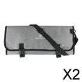 thumbnail image 1 of Bolsa de almacenamiento de cubiertos,Bolsa enrollable para cuchillos de chef profesional con 14 ranuras,Estuche de viaje Bolsillos de almacenamiento Portador,Ideas para guardar cuchillos, 1 of 7