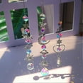 thumbnail image 4 of D Crystal Wind Chime Sun Catcher Diamond Prisms Pendant, 4 of 5