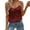 Z-Red314, variant on Women's Sparkly Sequin Camisole Spaghetti Strap With Bow V Neck Stylish Loose Layering Versatile Tank Top For Parties And Casual Outings