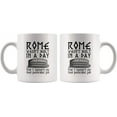 thumbnail image 4 of Sarcastic Mug - Rome Wasn't Built In A Day I Wasn't On That Job Mug 11 oz - Inspiring Quote for Office Coworker Boss - Hardworking Employee Gifts, 4 of 4