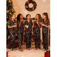 thumbnail image 3 of Aideaone Girls Christmas Pajamas Set & Casual Lapel 2pcs Button Sleepwear Size 7-14, 3 of 6