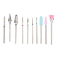 thumbnail image 1 of Kit De Brocas Para Uñas, Herramienta De Pulido, Máquina Pulidora De Uñas, Manicura Profesional Portátil Para Tallado Y Pulido, 10 Uds., 1 of 7