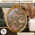 thumbnail image 3 of 97 Decor Gold Oval Frame 8x10 - Gold Vintage Picture Frames 8x10, 3 of 5