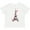AA-White, variant on Inktastic Eiffel Tower in Paris with Flowers and Pink Banner Boys or Girls Toddler T-Shirt