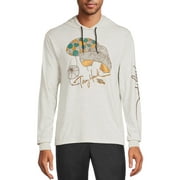 Tony Hawk Men's Mushrooms Graphic Tee Hoodie with Long Sleeves, Sizes S-XL