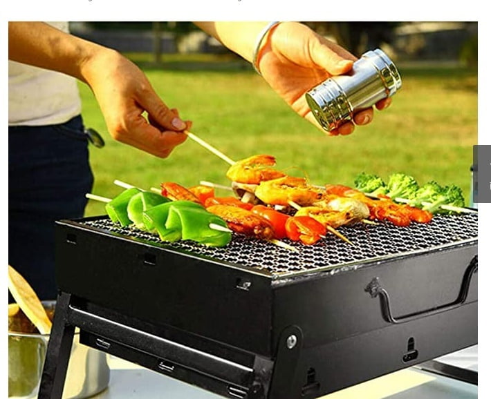 Small Barbecue Stove Charcoal BBQ Grill Patio Camping Picnic Burner