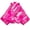 HOT PINK | PINK, variant on Under Armour Youth F9 Nitro Football Receivers Gloves