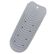 HEANUJJ Curling Iron Travel Case Travel Hair Tools Bag Silicone Grey 1Pcs