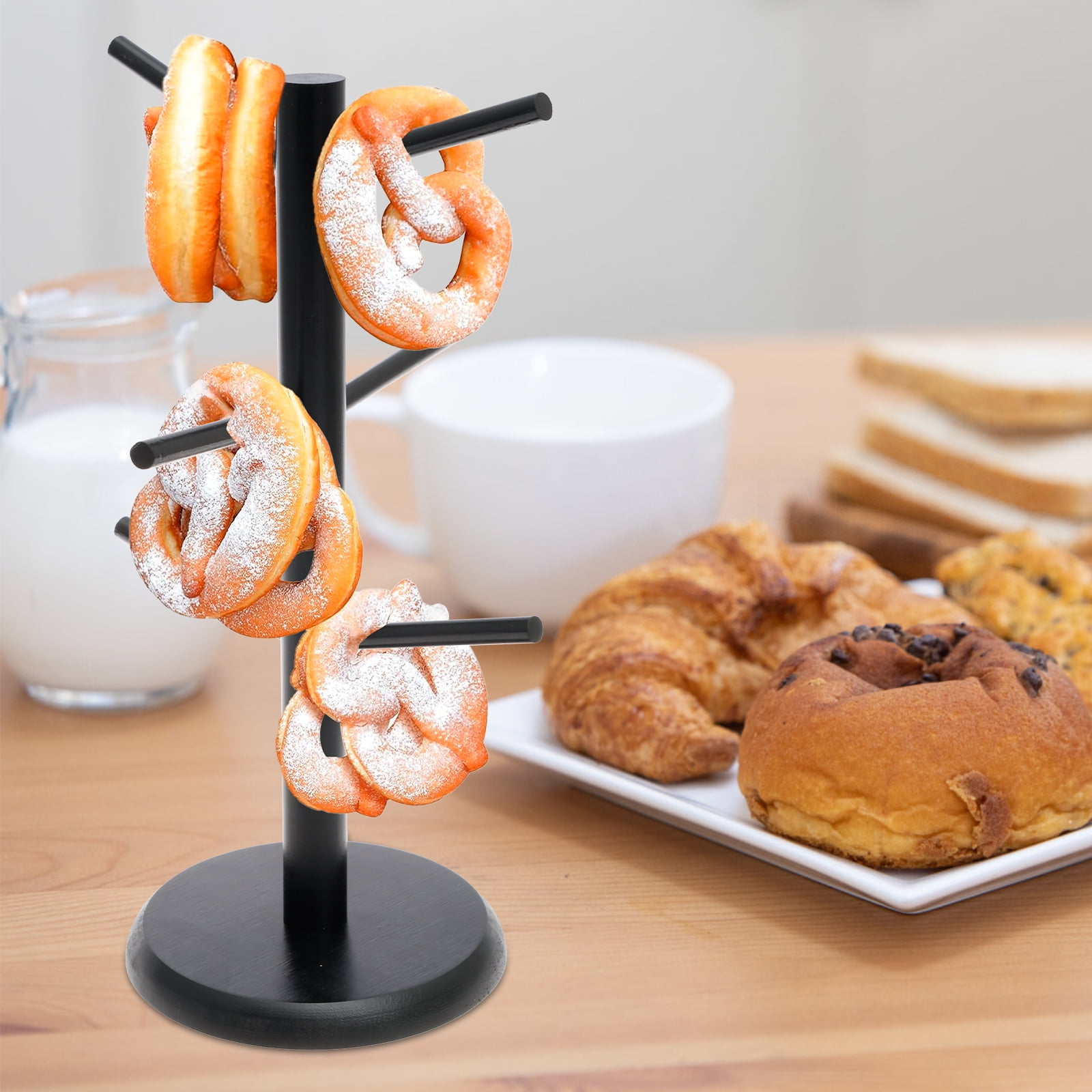 Yiohejy Brezelständer Aus Holz - Baumform Für Backwaren & Würstchen