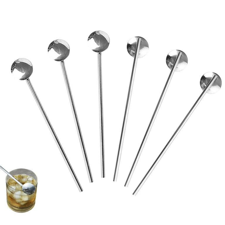 Toptie 60Pcs Metal Spoon Straws Wholesale, 7.5 Long Stainless Steel  Snorting Straw Spoon for Drinking-Silver