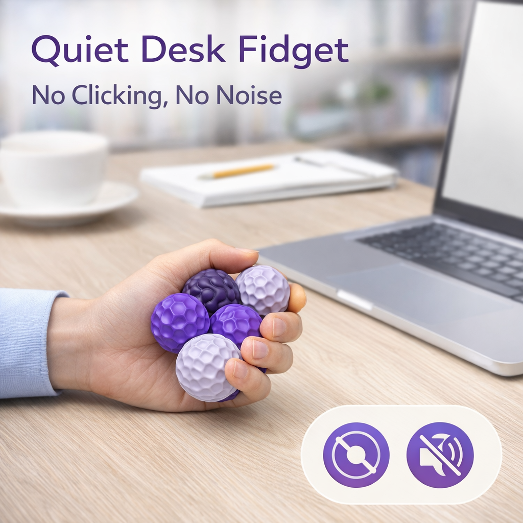 Kywib 12-Pack Magnetic Fidget Balls With Storage Case photo 3